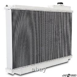 JAPSPEED 50mm ALUMINIUM ALLOY RADIATOR RAD FOR TOYOTA SUPRA MK4 2JZ JZA80 93-02