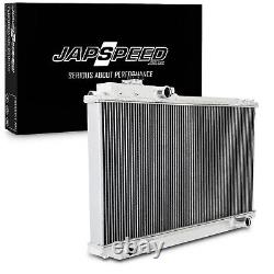 JAPSPEED 50mm ALUMINIUM ALLOY RADIATOR RAD FOR TOYOTA SUPRA MK4 2JZ JZA80 93-02