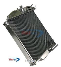 Jaguar XK 120 alloy radiator by Radtec (polished)