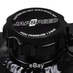 Japspeed Alloy Black Race Drift Radiator For Nissan Skyline R33 R34 Gtst Gtt Gtr