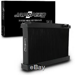 Japspeed Black Edition Aluminium Alloy Custom Engine Radiator Track Race Drift