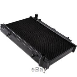 Japspeed High Flow Aluminium Black Drift Radiator For Nissan 200sx S14 S14a S15