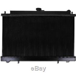 Japspeed High Flow Aluminium Black Drift Radiator For Nissan 200sx S14 S14a S15