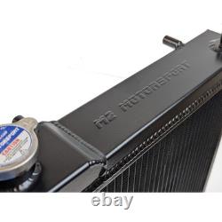 M2 Motorsport Black Aluminium Alloy Radiator Mazda Mx5 Nb 98-05 M2-rb057-b