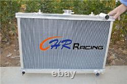 Manual Aluminum Radiator for NISSAN SKYLINE R32 RB20 DET / S13 CA18 52MM Core