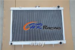 Manual Aluminum Radiator for NISSAN SKYLINE R32 RB20 DET / S13 CA18 52MM Core