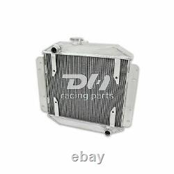 Polished 3 Row Aluminum Radiator For Ford Escort 1971-1980 MT 1979 1978