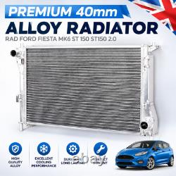 Premium 40mm ALLOY RADIATOR RAD FORD FIESTA MK6 ST 150 ST150 2.0 1897434 UK