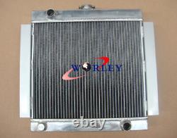 RACE ALLOY RADIATOR&14 FAN Ford Escort Mk1 Mk2 RS2000 1968-1980 MT 3ROW 70mm