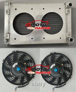RADIATOR+SHROUD+Fans FOR VW CORRADO SCIROCCO JETTA GOLF GTI MK2 1.8 16V 86-92 MT