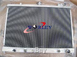 Racing alloy aluminum radiator For Nissan Pintara Skyline R31 AT/MT