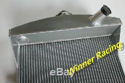 Radiator For Jaguar C-Type XK120-C Heritage Chassis L6 3.4L 1951-1953 Aluminum
