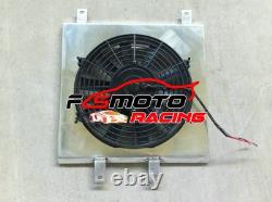 Radiator +SHROUD+FAN For 1992-2000 Honda Civic EG EK EH EJ EM B16 B18 32mm pipe