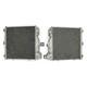 Rd2973 Universal High Flow Alloy Aluminium Radiators Rads Pair Left Right