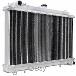 Super Cool Twin Core Aluminium Alloy Radiator For Nissan 200sx S14 S14a 95-02