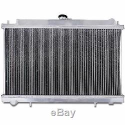 Super Cool Twin Core Aluminium Alloy Radiator For Nissan 200sx S14 S14a 95-02