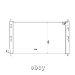 Tegiwa Aluminium Alloy Radiator For Mitsubishi Evo 10 X