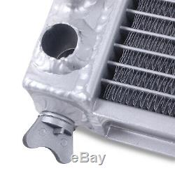 Twin Core Aluminium Alloy Race Radiator Rad For Bmw 3 Series E46 318 320 325 328