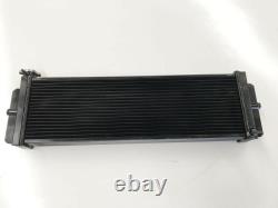 Universal Alloy Aluminum Radiator 625 x 200 x 60mm Inlet / Outlet 19 /19mm Black