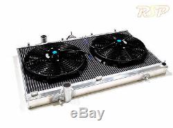 Universal Alloy Radiator & Slim Fans Core Size 700mm x 375mm x 42mm