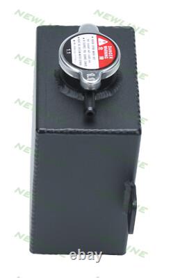 Universal Aluminum Alloy Radiator Coolant Expansion Overflow Reservoir Tank 1.2L