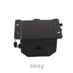 Universal Black 1L Aluminum Coolant Radiator Overflow Recovery Water Tank Bottle