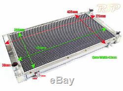 Universal Kit Track Race V6 V8 4x4 Car Alloy Radiator Rad Core Size 672x388x42mm