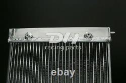 2 Lignes Radiateur En Aluminium Pour 1982-1992 Vw Golf Mk2 Mk II Gti 1,6 8v/1.8 16v Mt