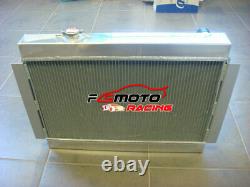 3 Core Alloy Aluminum Radior For Holden V8 Chevy Motor Universel Manuel Mt