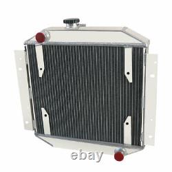 3 Radiateur en alliage d'aluminium de rangée avec relais de ventilateur convient pour Ford Escort 1971-1980 MT