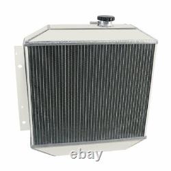 3 Radiateur en alliage d'aluminium de rangée avec relais de ventilateur convient pour Ford Escort 1971-1980 MT