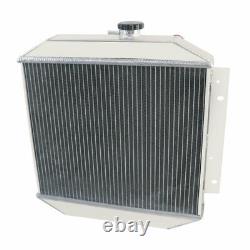 3 Radiateur en alliage d'aluminium de rangée avec relais de ventilateur convient pour Ford Escort 1971-1980 MT