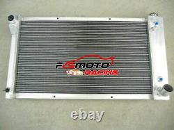 3 Row Radiateur En Aluminium + Enveloppe + Fans Pour 67-72 Chevy C10 C20 K10 K20 K30 Truck At