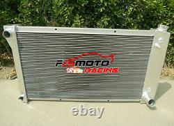 3 Row Radiateur En Aluminium + Enveloppe + Fans Pour 67-72 Chevy C10 C20 K10 K20 K30 Truck At