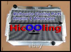 3row Alloy Radiator&fan Holden Kingswood Hq Hj Hx Hz V8 308 253 350 Chev Eng Mt