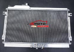 52mm Radiateur En Aluminium + Ventilateurs Pour Mazda Mx5 Na Miata 1.6l 1.8l 1990-1997 91 Mt