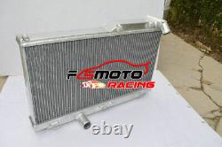 Adapté pour Mazda RX7 RX-7 FD3S 13B 1.3 Mk III FD de 1993 à 2002: Radiateur en aluminium + ventilateur