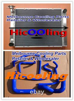 Alliage Radiateur Vg Vn Vp Vr Vs V8 Pour Holden Commodore 5.0l Ss 304 Blue Hose