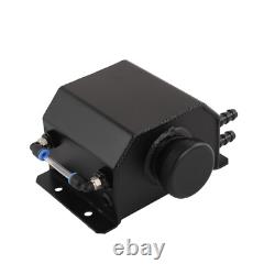 Bouteille de récupération de liquide de refroidissement universelle en aluminium noir 1 L pour radiateur <br/>
