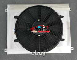 Carénage de radiateur en alliage + ventilateur pour Chevy Nova Camaro Bel Air Buick Apollo 1968-1974