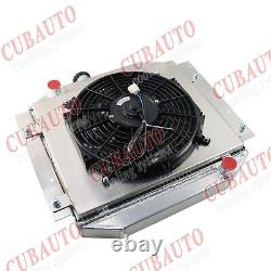 Carter de ventilateur à relais en aluminium à 3 rangées pour radiateur pour Ford Escort 1971-1980 MT