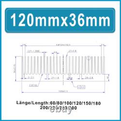 Dissipateur thermique en aluminium, petit radiateur de refroidissement pour circuit intégré, avec colle, noir, argent, doré