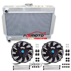 POUR 1962-1974 1963 1964 Rover MG MGB GT NIB Coupé 1,8 L boîte manuelle Radiateur en aluminium + ventilateurs