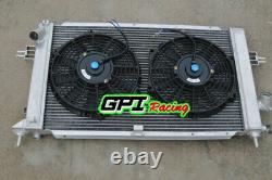 POUR Opel Vauxhall Astra VXR Z20LEH Turbo Moteur Radiateur en Alliage d'Aluminium + VENTILATEURS