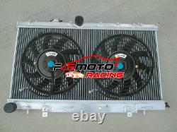 Pour 2002-2007 SUBARU IMPREZA GDA GDB WRX STI 79 2.0 2.5 Radiateur en aluminium et Ventilateur