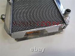 Pour Ford Capri Mk2 Mk II 2600/2800 V6 1974-1977 Mt Alloy Radiator&shroud&fan Lhd