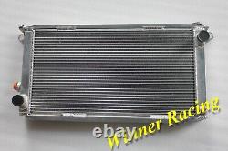 Pour Renault 12 / 15 / 17 1.6 L 1970 1980 Radiateur en aluminium + Tuyau en silicone