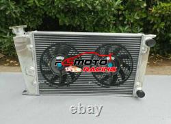 Pour VW GOLF MK1 CADDY Jetta SCIROCCO GTI SPEC 1.6 1.8 8V Radiateur en Aluminium + VENTILATEUR