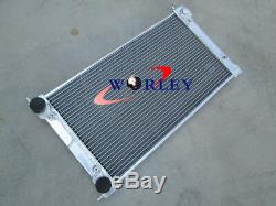 Pour Vw Golf Gti Mk1 Mk2 Scirocco 1.6 1.8 8v Mt + 2 Radiateur Aluminum Fans
