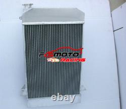 Pour radiateur en aluminium MT + carénage + ventilateur pour Triumph TR TR2 / TR3 / TR3A / TR3B de 1953 à 1957